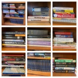 Group of Books including History, art, literature, fiction, Civil War times and more