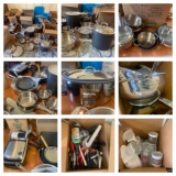 Excellent Group of Kitchen Items -  All Clad, Kitchenaid, Baking Items, Utensils & More