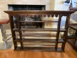 Antique Wall Mounted Plate Rack