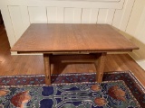 Amish Oak Mission Style Dining Table