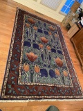 Hand Knotted Carpet 100% Wool Pile Made in India