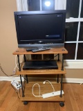 Electronic Stand with Mounted Tv Bracket, Sony Bravia 22 inch TV with Remote & More