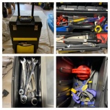 Stanley Rolling Tool Box with Contents