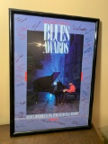 Seventh Annual Blues Awards Poster w/Autographs