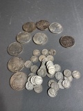 Large Silver Coin lot - Dollars, Dimes