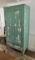 Primitive Cedar Wardrobe with Original Paint