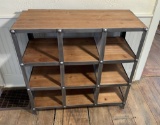 Beautiful Industrial Style Cube Shelf