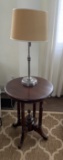 Side Table & Lamp