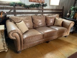 Leather Sofa by Havertys