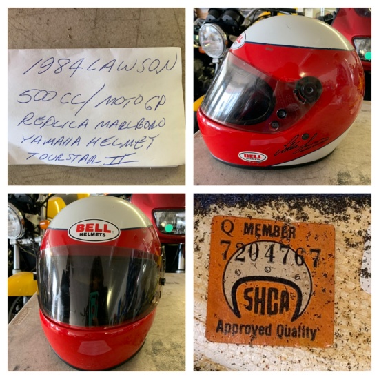 1984 Lawson 500CC / MOTOGP Replica Marlboro Yamaha Helmet Tourstar II Bell Helmets