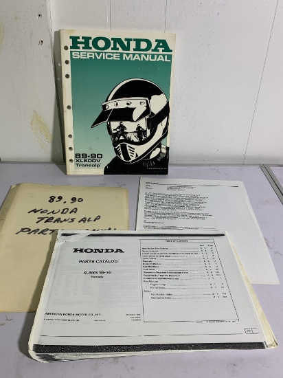 Honda Service Manual, Honda Parts Catalog