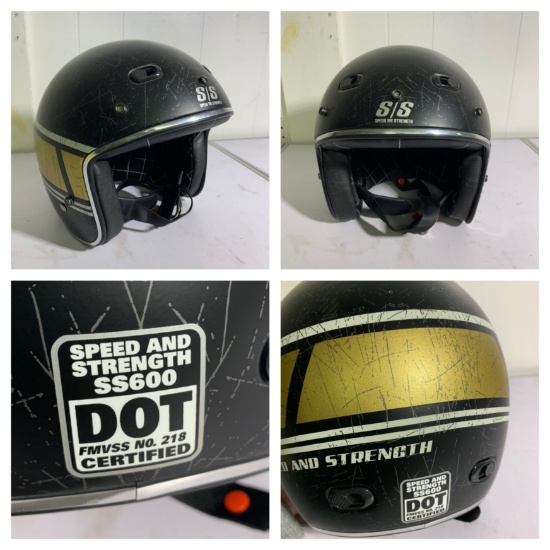 S/S Speed and Strength SS600 DOT FMVSS No. 218 Certified Helmet size Large