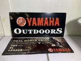 2 Yamaha Metal Signs