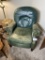 Vintage Leather Armchair Recliner