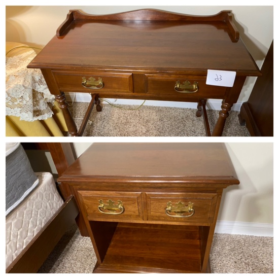 Dressing table with drawers PLUS Nightstand
