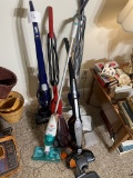 Group lot of vacuum cleaners etc.