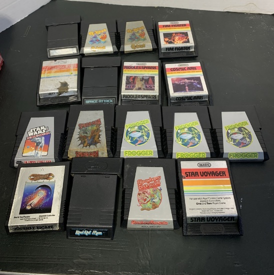 Assortment of Atari Game Cartridges