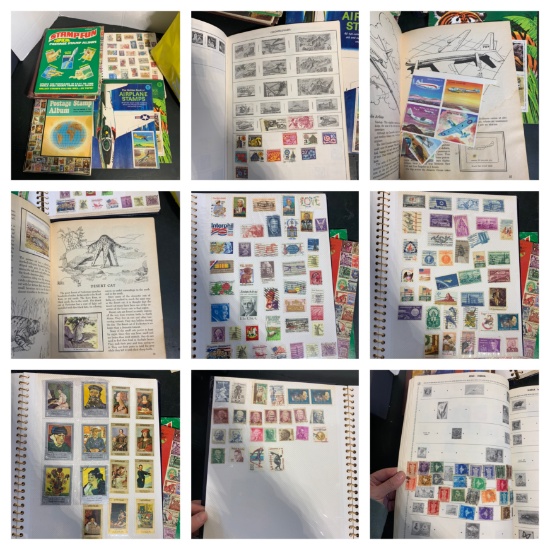 Large Assortment of Stamps & Stamp Books