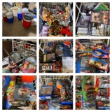 Drink Dispensers, TY Beanie Babies, Hot Wheels, Belt Buckles, Vintage Hercules Toys, DVD's & More