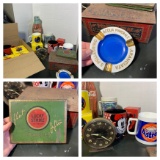 Dick Tracy Mugs, Vintage Tins, Ashtray & More