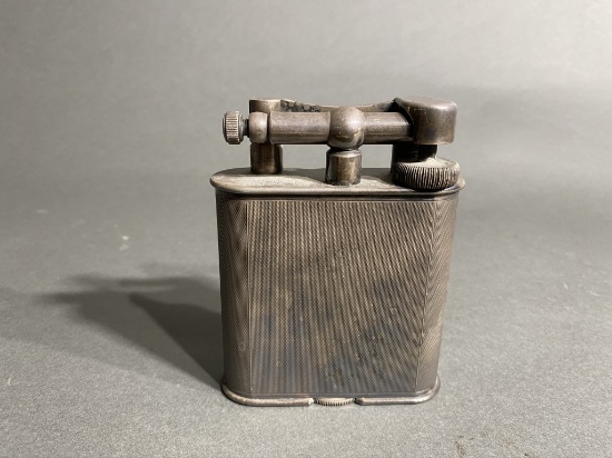Vintage Dunhill Silver Plated Desk Lighter