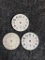 Group lot of 3 rare pocket watch dials