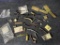 Large Lot assorted black powder rifle pieces