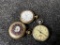 Group lot of 3 vintage pocket watches