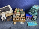 Large lot assorted watch parts, tools etc