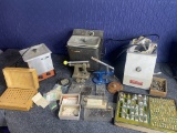 Large lot of vintage watch parts, tools etc