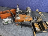 Vintage Jeweler's Lathe and parts