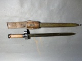 WWII Mannlicher M1935 Bayonet w/frog, scabbard