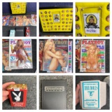 Playboy Magazines, Playboy Collector Cards, Samantha Fox Card & Pins & More
