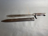 WWI German G98 Sawback Bayonet w/scabbard