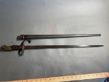 French Model 1874 Gras Bayonet w/Scabbard