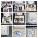 1989, 1990 NBA Hoops Cards, Skybox, Upper Deck Basketball, 1990's Basketball