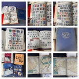 2 Stamp Albums.  See Photos