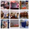 Purses, Shoe Rack, Night Stands, Avon Bottles, Baskets, New Crock Pot & More