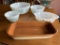 Group of VIntage Baking Dishes including Pyrex