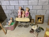 Dolls - Chatty Cathy Doll (WORKS), Stroller, Wall Hangings, Frames & More