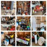 Garage Cleanout - Radio Flyer Wagon, Garden Cart, Camping Items, Yard Tools, Fishing Poles & More