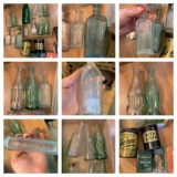 Great Group of Vintage Bottles & Tins