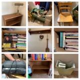 Bookshelf, Chairs, Books, Shredder & More