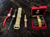 Group lot of watches including Disney, Georgio