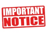 NOTICE: PLEASE READ