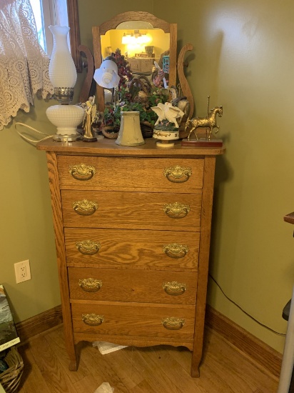 Antique Dresser with Contents