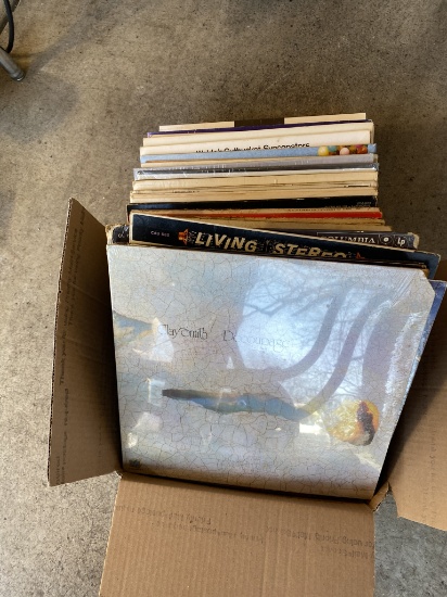Box of Assorted Vintage Records
