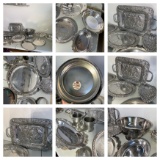Group of Silverplate & Pewter Items