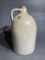 Antique Decorated Stoneware Jug Crock