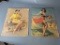 Pair of Rare Victor Gaskets Pin Up Girl Advertisements
